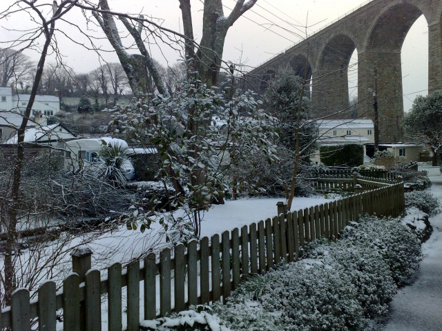 Riverside in the Snow